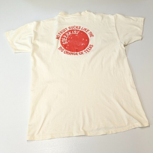 Extremely Vintage U of A Fayetteville Beat Texas Week King Pizza Tee 1983 XL - Picture 2 of 14